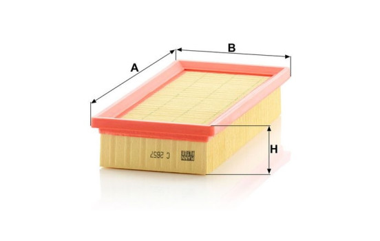 Luftfilter C 2657 MANN-FILTER, bild 3