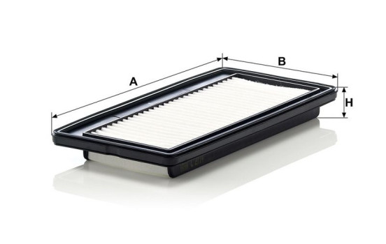 Luftfilter C 2714 MANN-FILTER, bild 3