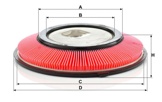 Luftfilter C 2821 MANN-FILTER, bild 3