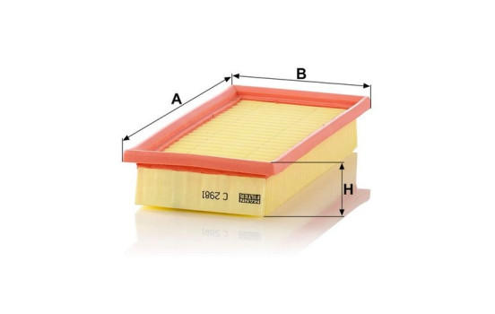 Luftfilter C 2981 MANN-FILTER, bild 3
