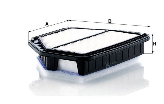 Luftfilter C 30 012 MANN-FILTER, bild 3