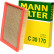 Luftfilter C 30 170 Mann