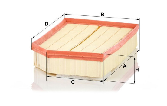 Luftfilter C 33 194 MANN-FILTER, bild 3