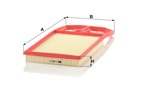 Luftfilter C 4287/2 MANN-FILTER, bild 3
