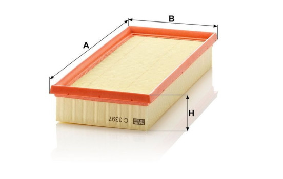 Luftfilter C3397 MANN-FILTER, bild 3