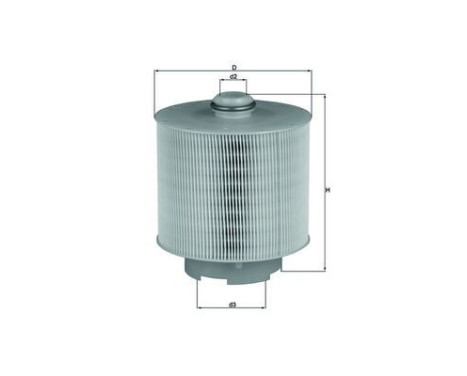 Luftfilter LX 1006/1D Mahle, bild 5