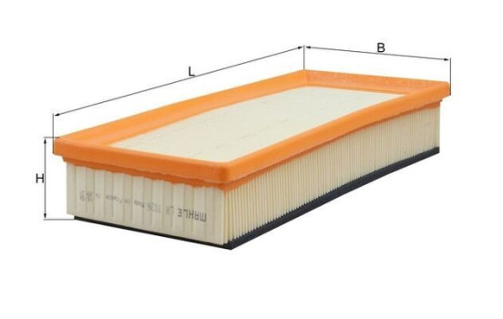 Luftfilter LX 1026 Mahle, bild 3
