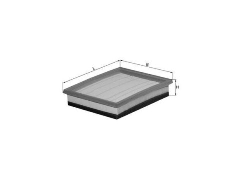 Luftfilter LX 1036/2 Mahle, bild 3