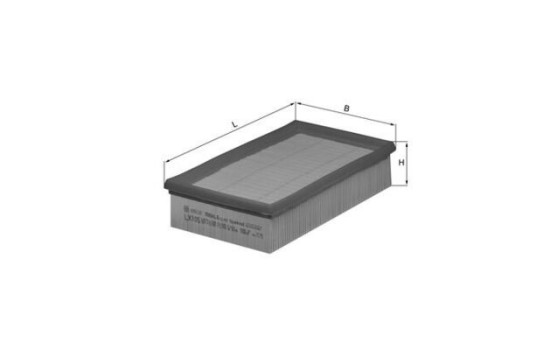 Luftfilter LX 105 Mahle, bild 4