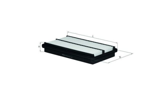 Luftfilter LX 1075 Mahle, bild 3