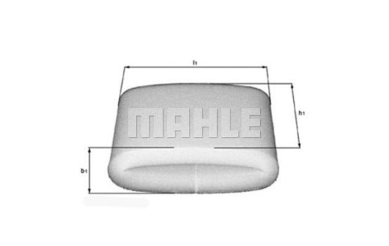 Luftfilter LX 110 Mahle, bild 2