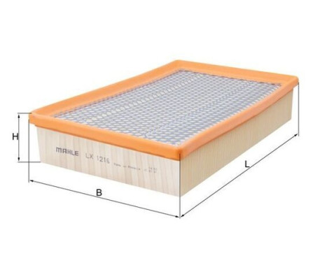 Luftfilter LX 1216 Mahle, bild 3