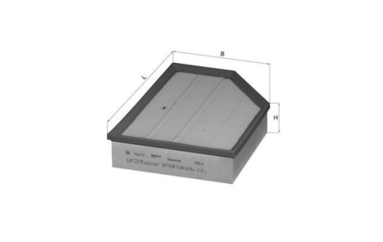 Luftfilter LX 1219 Mahle, bild 4