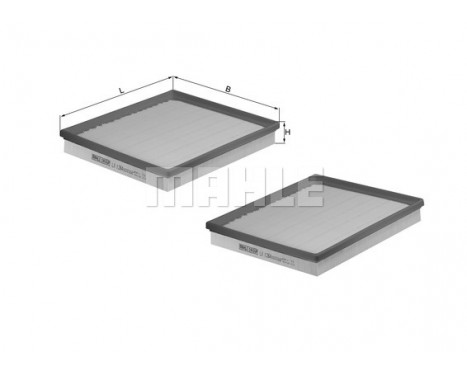 Luftfilter LX 1264/S Mahle, bild 3