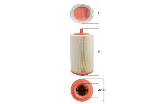 Luftfilter LX 1277 Mahle, bild 4