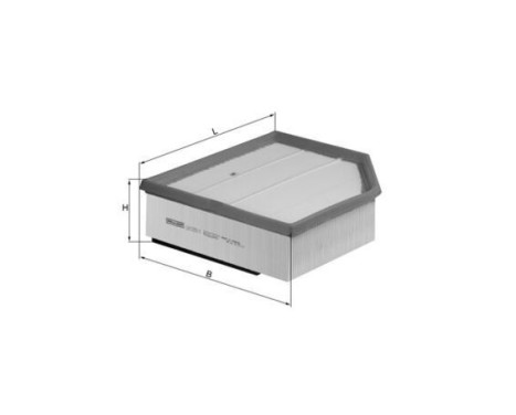 Luftfilter LX 1289/1 Mahle, bild 3
