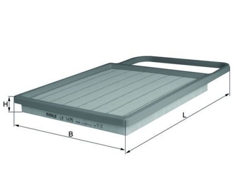 Luftfilter LX 1475 Mahle, bild 2