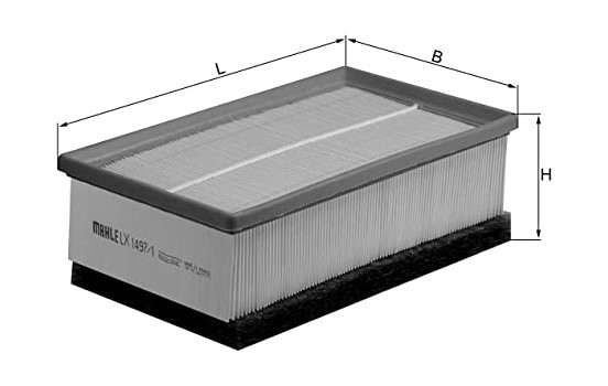 Luftfilter LX 1497/1 Mahle