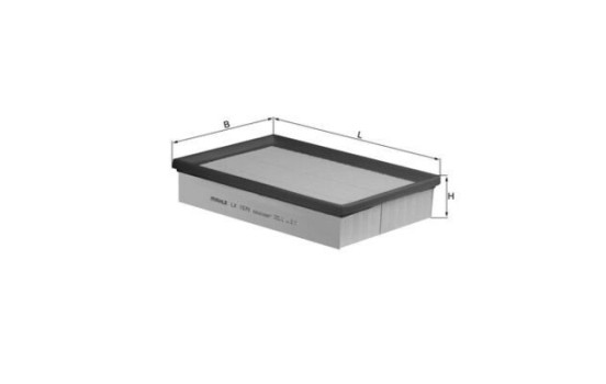 Luftfilter LX 1570 Mahle, bild 2