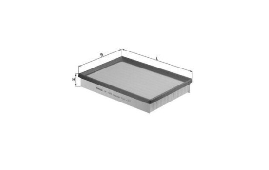 Luftfilter LX 1572 Mahle, bild 3