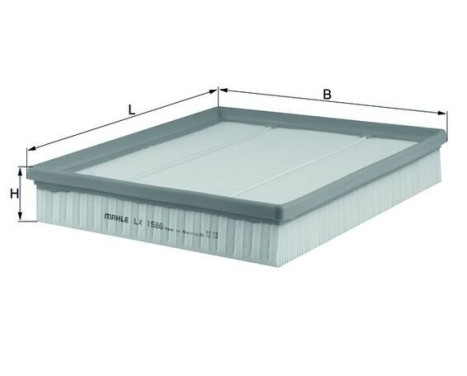 Luftfilter LX 1586 Mahle, bild 2