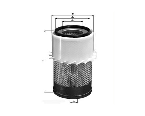 Luftfilter LX 16 Mahle, bild 2