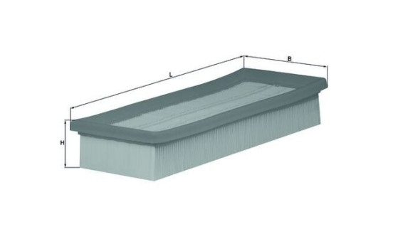 Luftfilter LX 1601 Mahle, bild 2