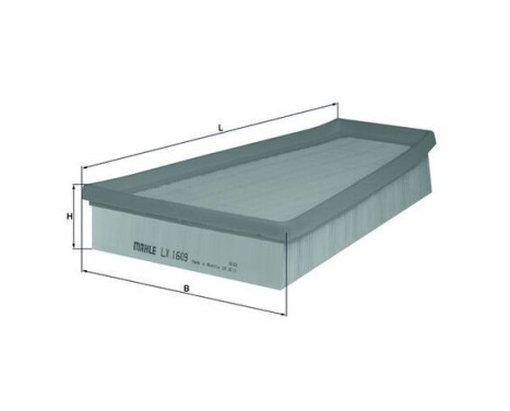 Luftfilter LX 1609 Mahle, bild 2