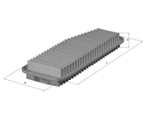 Luftfilter LX 1611 Mahle, bild 3