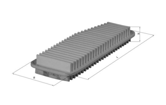 Luftfilter LX 1611 Mahle, bild 3