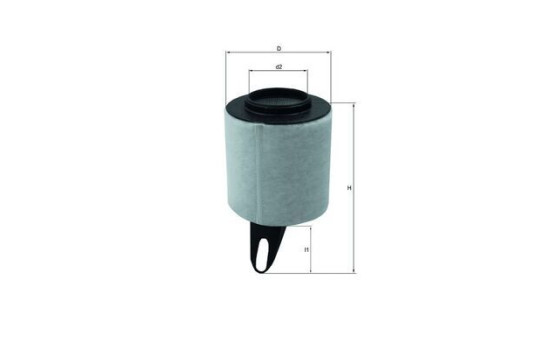 Luftfilter LX 1650 Mahle, bild 3
