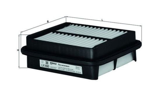 Luftfilter LX 1690 Mahle, bild 3