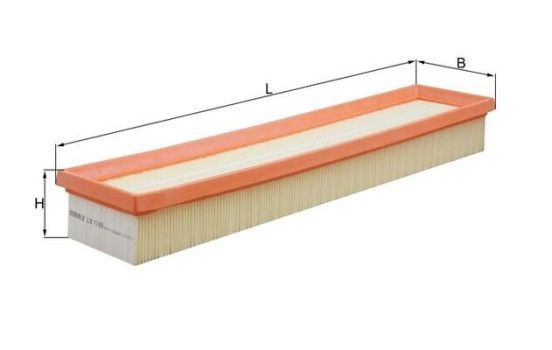 Luftfilter LX 1745 Mahle, bild 3