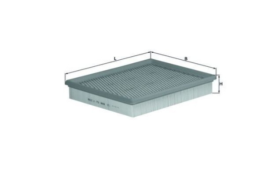 Luftfilter LX 1758 Mahle, bild 3