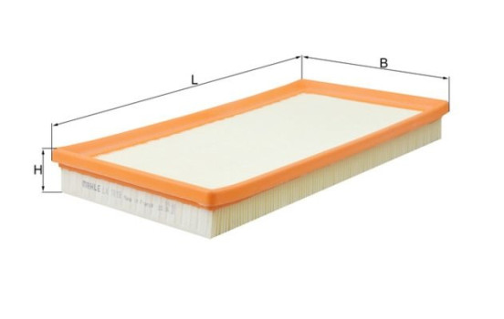 Luftfilter LX 1818 Mahle, bild 3