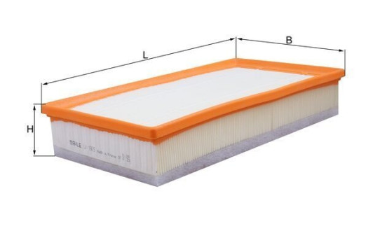 Luftfilter LX 1835 Mahle, bild 3
