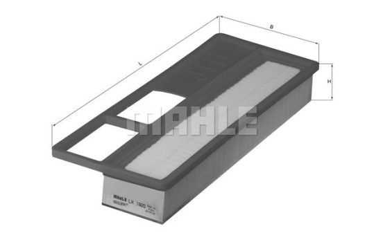 Luftfilter LX 1920 Mahle, bild 3