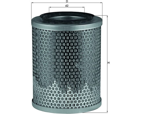 Luftfilter LX 196 Mahle