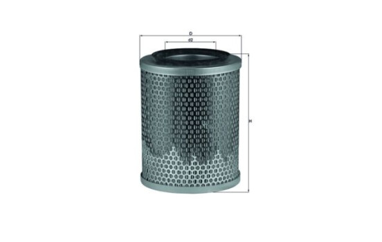 Luftfilter LX 196 Mahle, bild 2