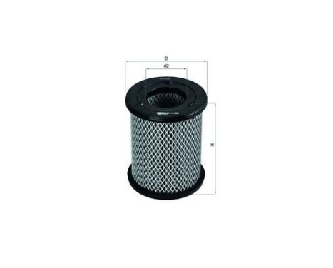 Luftfilter LX 2000 Mahle, bild 2