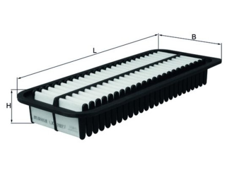 Luftfilter LX 2027 Mahle, bild 2