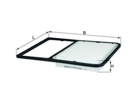 Luftfilter LX 2029 Mahle, bild 2