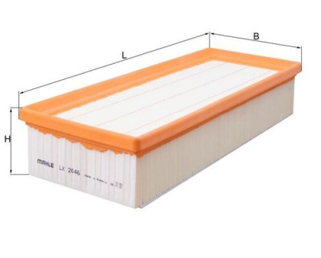 Luftfilter LX 2046 Mahle, bild 3