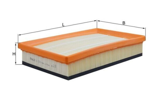 Luftfilter LX 2060 Mahle, bild 3