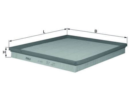 Luftfilter LX 2065/1 Mahle, bild 2