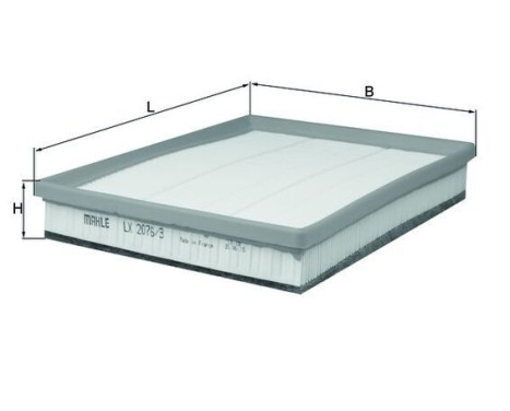 Luftfilter LX 2076/3 Mahle, bild 2