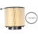 Luftfilter LX 2091D Mahle, miniatyr 2