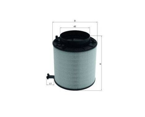 Luftfilter LX 2091D Mahle, bild 5