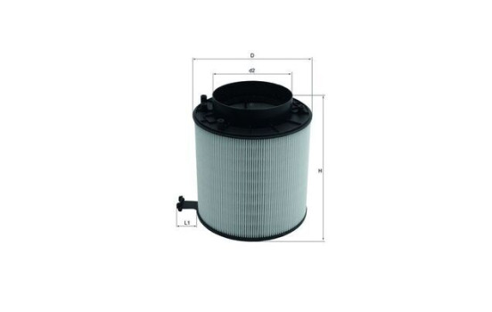 Luftfilter LX 2091D Mahle, bild 5