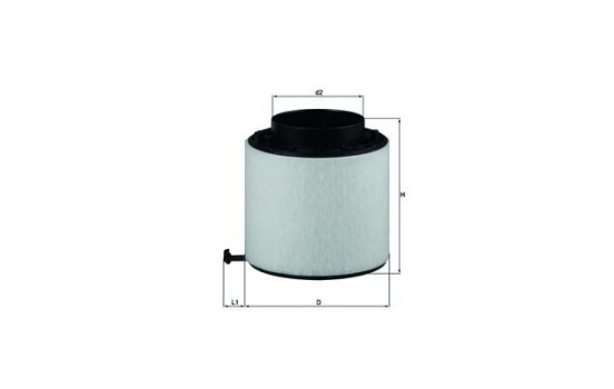 Luftfilter LX 2092D Mahle, bild 3
